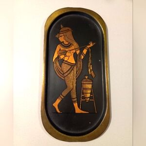 ANTIQUE EGYPTIAN BRASS COPPER DECORATION.